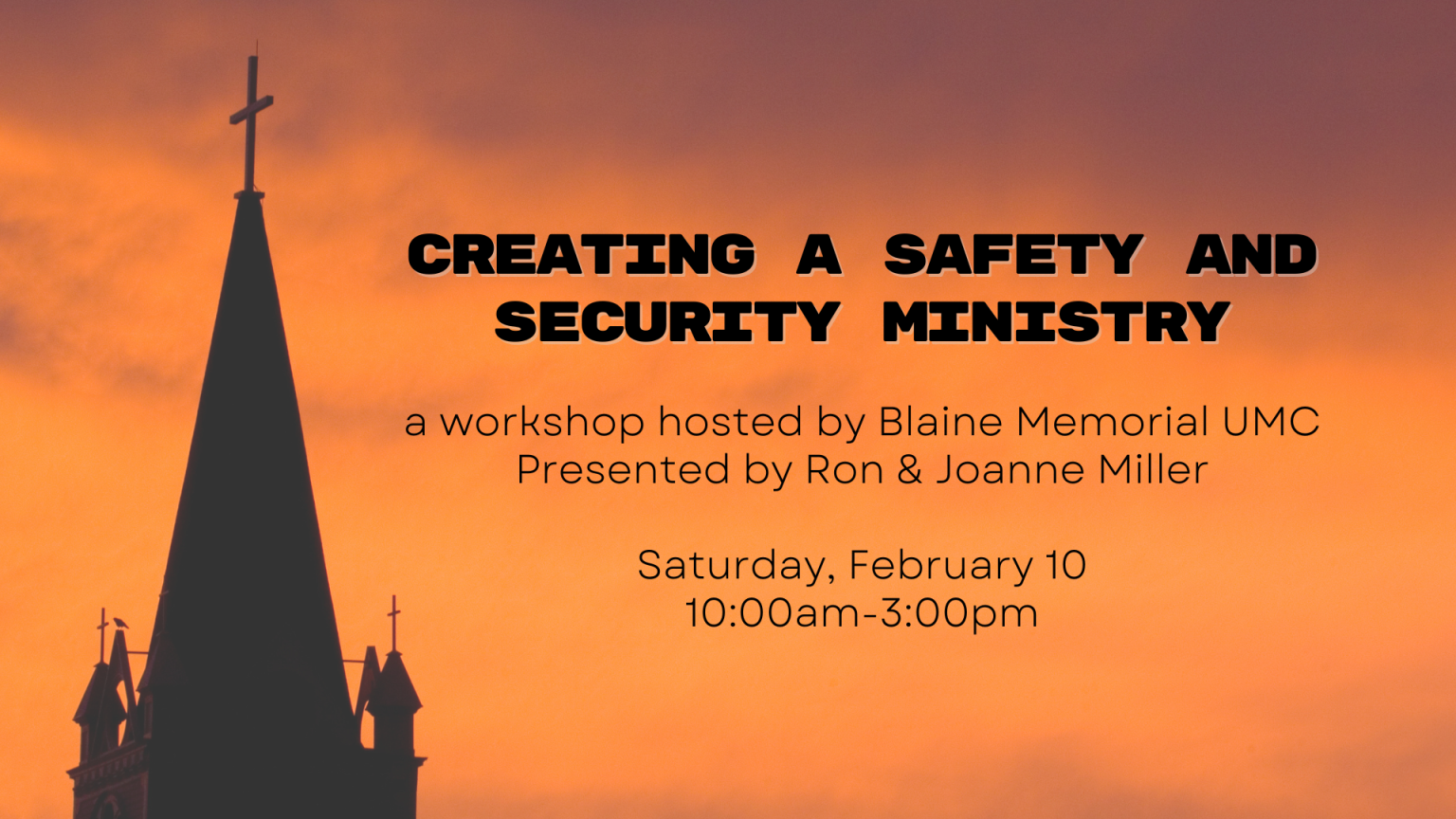 Creating A Safety And Security Ministry - The Pacific Northwest ...